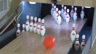 Mini bowling trick shot!