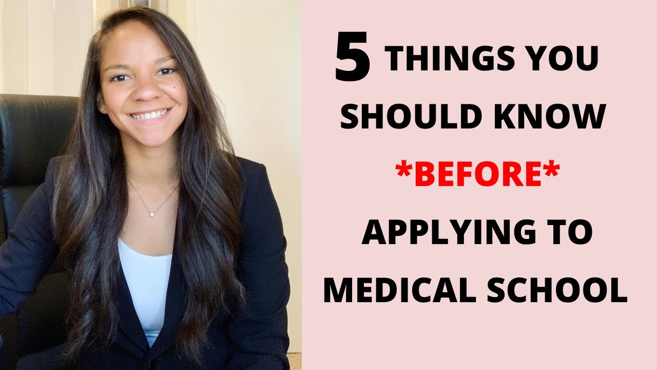 APPLYING TO MEDICAL SCHOOL 5 Things I *REALLY* Wish I Knew Before