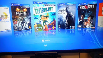 Playstation 4 dynamic menu and games