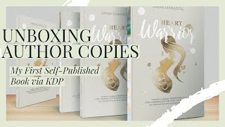 Unboxing first round of author copies from KDP!