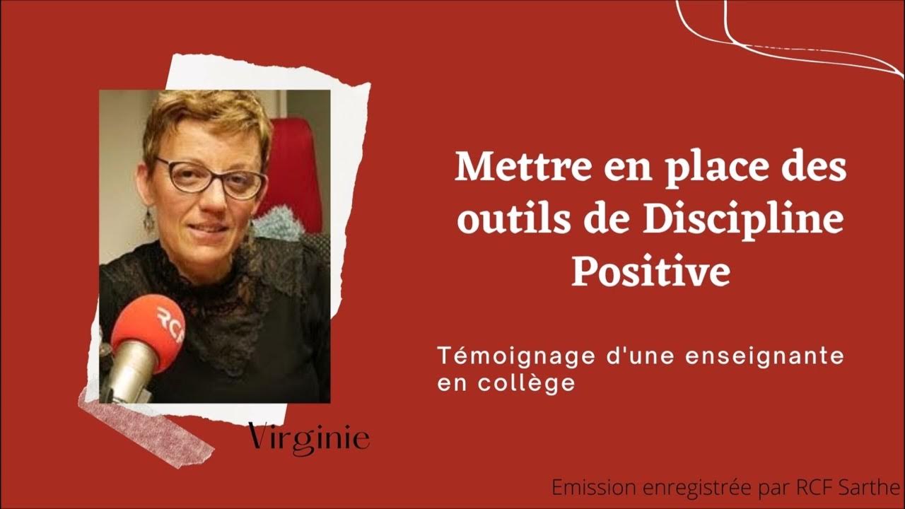 Témoignage enseignante Mettre en place des outils de Discipline Positive Virginie YouTube