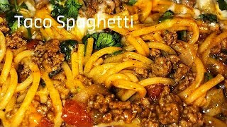 Best TACO SPAGHETTI ONE POT I Easy Recipe #pasta