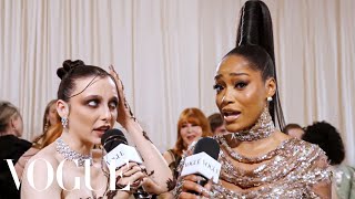 Keke Palmer Feels Close To Her Marc Jacobs Sisters | Met Gala 2024 With Emma Chamberlain