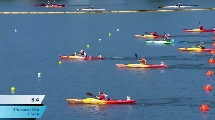 Alyssa Chapman racing 2022 ICF Canoe Sprint and Pa...