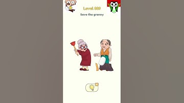 inavb DOP 2 Level 889 Save the Granny | Delete One Part Gameplay Solution #shorts #DOP2