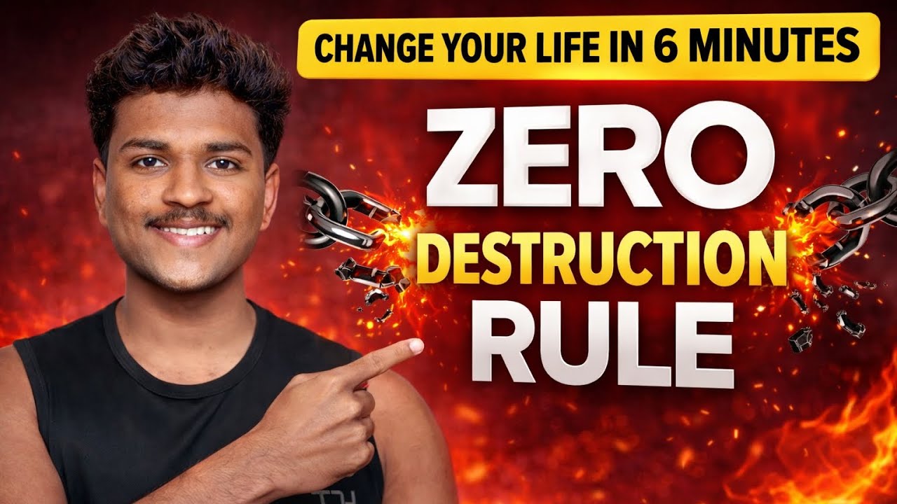 Change Your Life In 6 Minutes — Zero Destruction Rule