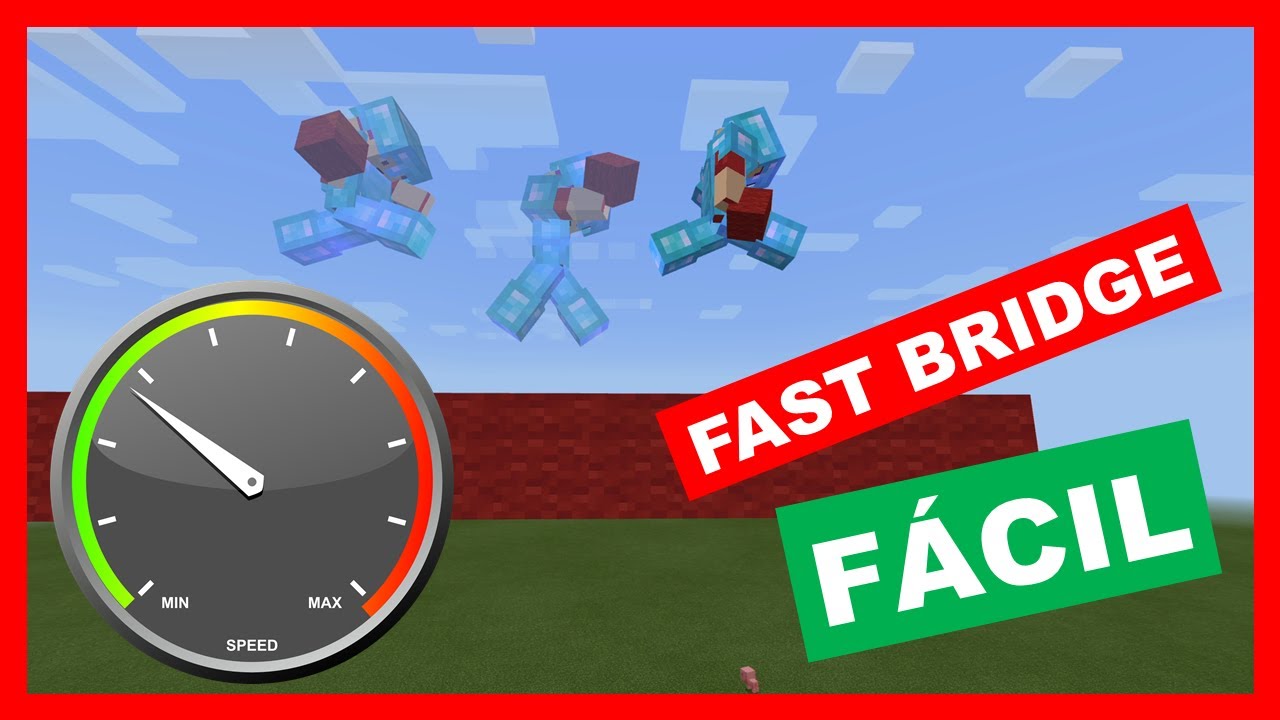 Fast Bridge Minecraft 🏝 🏝🚀 Fast BRIDGE Minecraft Bedrock FÁCIL / Cómo hacer puentes en ...