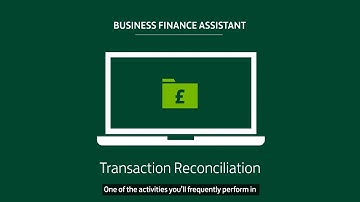 Reconcile bank transactions with Business Finance Assistant