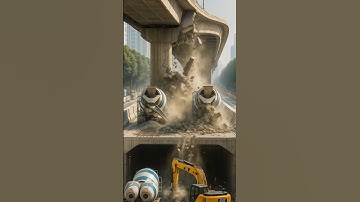 🌉 Bridge Falls on Machines! Epic Chaos! 💥