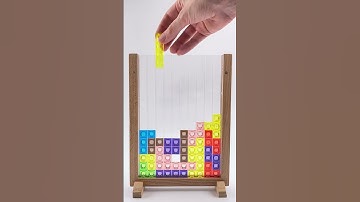 Tetris Game Colored Puzzle Blocks #shorts #marble