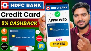 HDFC Millennia Credit Card 2025 | Apply Online &amp; Benefits Explained in Hindi