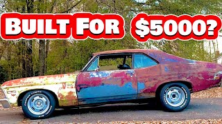 Building a 69 Chevy Nova on a budget