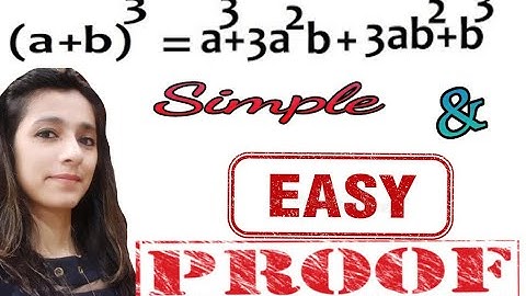 Algebraic Identity (a+b)^3 = a^3 + b^3 + 3 a^2 b + 3 a b^2 || Geometrical Proof || Math Lab ||