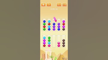 Drip Sort Puzzle Level 54 Walkthrough Solution iOS/Android