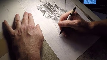 Inking Judge Dredd 1977 Part 13