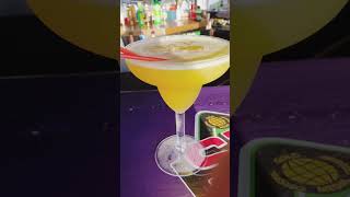 Sipping On Mango Daiquiri On The Beach