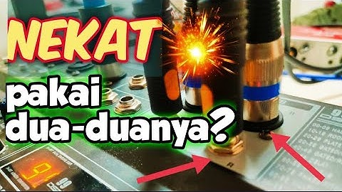 Main Outputs Mixer Ashley Jack XLR dan AKAI Dipakai Bersamaan OUTPUT SUARA SAMA atau BEDA Nich!