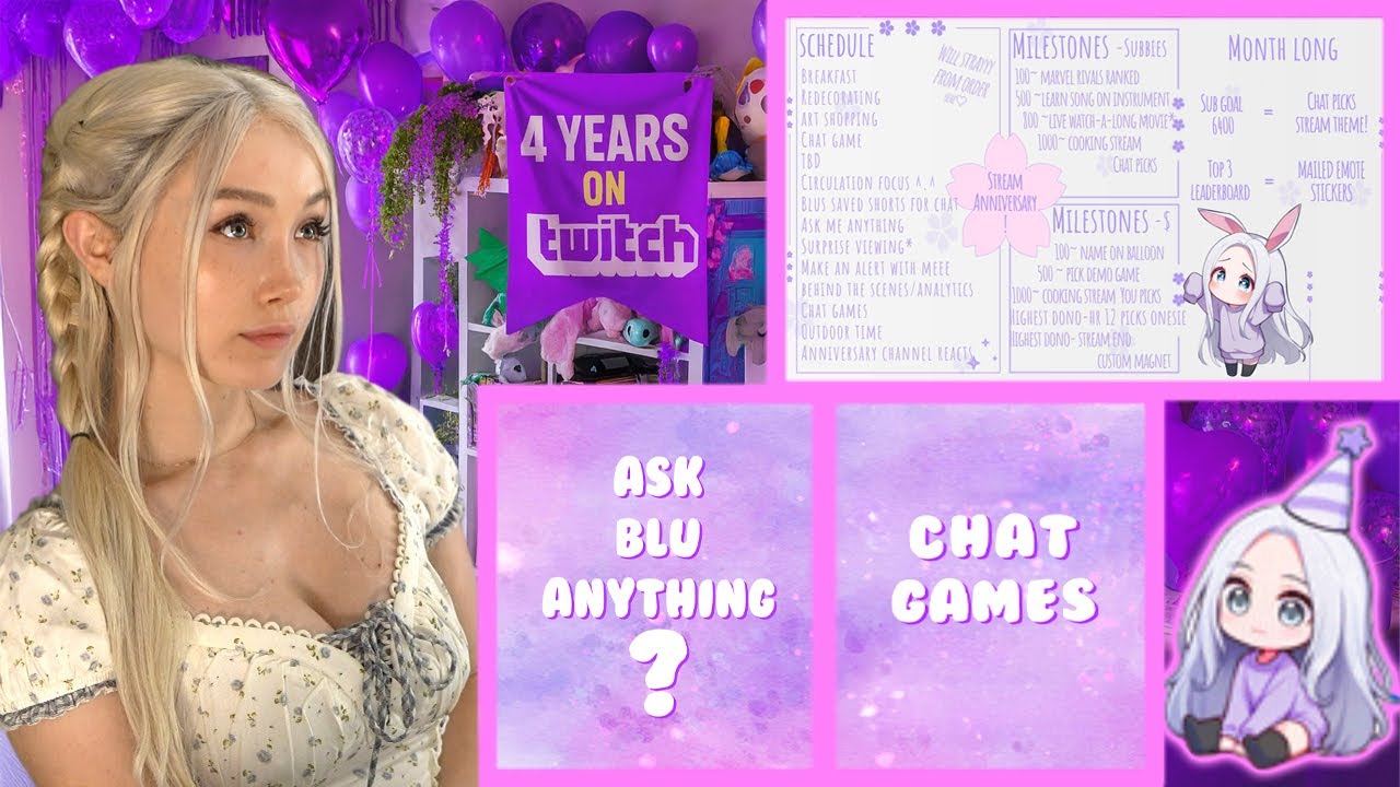 ₊˚. IT'S TIME! ₊˚. ANNIVERSARY SUBATHON 24HR CAP₊˚. EEEEE