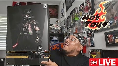 HOT TOYS LIVE! Unboxing Darth Vader Battle Damaged Deluxe