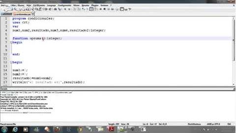 Pascal Tutorial 14 -   Funciones