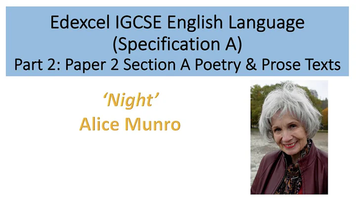 Analysis of 'Night' by Alice Munro