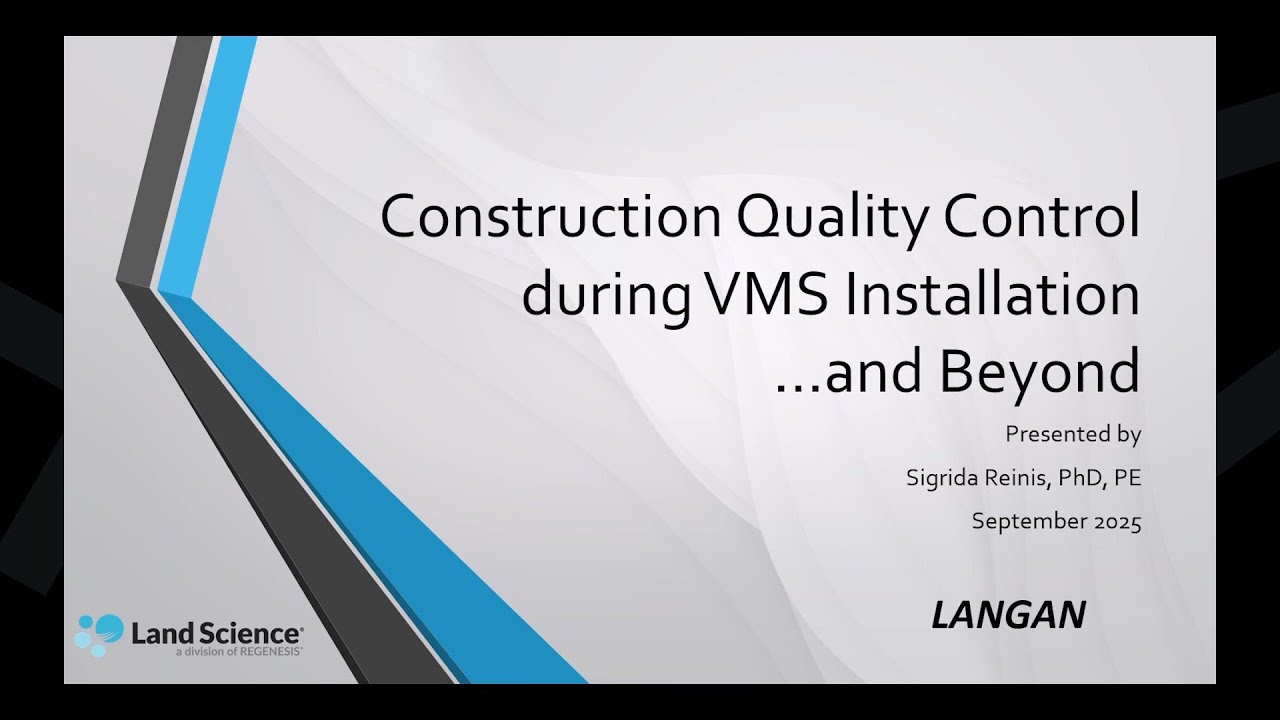 Construction Quality Control during VIMS Installation - YouTube