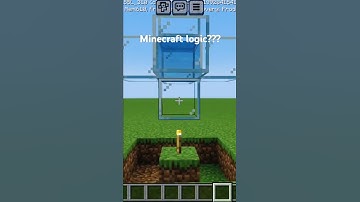 Minecraft logic??? /Minecraft gameplay video/#trending #minecraft #gaming #logic #shorts #viral