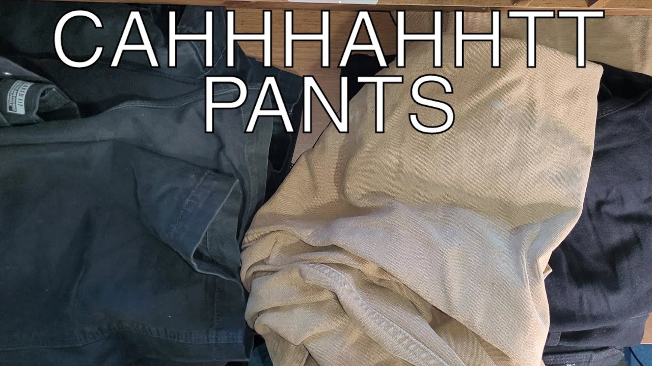 Carhartt Work Pants. Review after Years and Many Pair Worn!