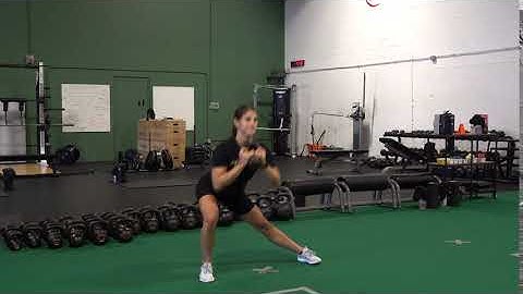 Weighted Lateral Squat