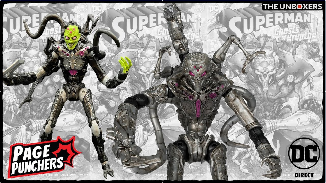 Superman: Ghosts of Krypton - BRAINIAC Page Punchers Action
