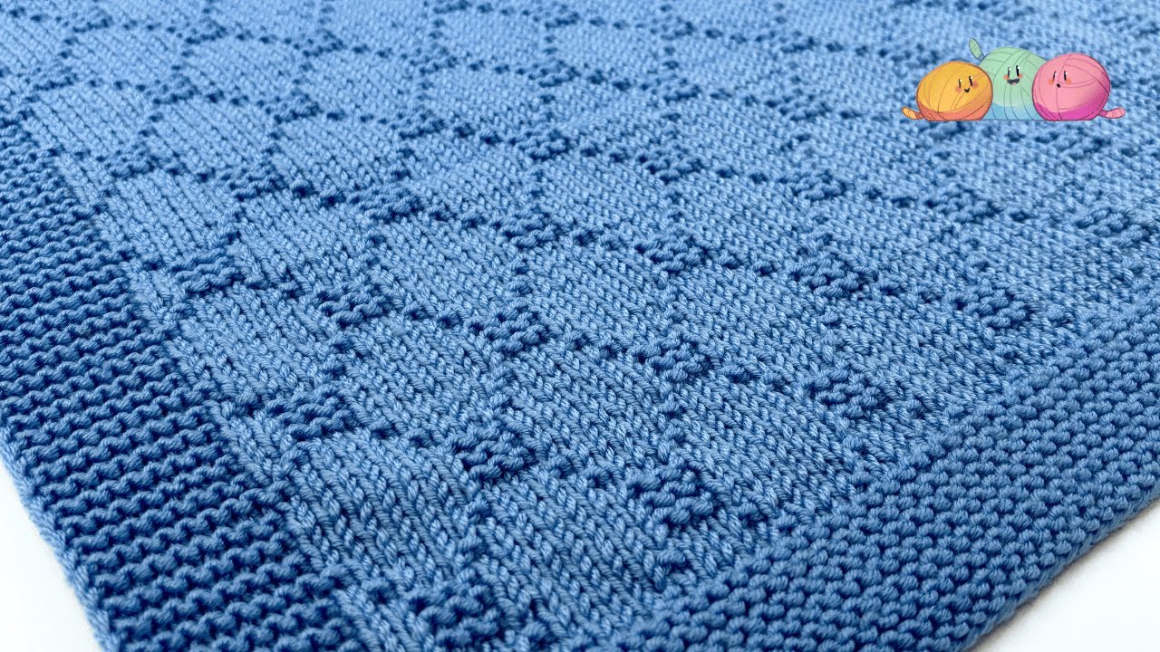 Как связать плед «Луна» для малыша