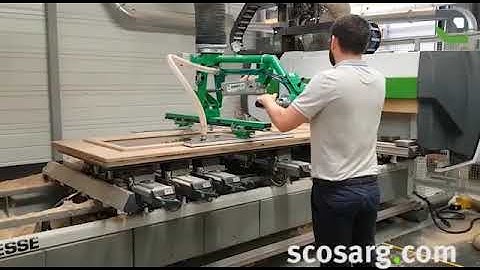 Loading Doors onto Biesse CNC Router | Scott+Sargeant Woodworking Machinery