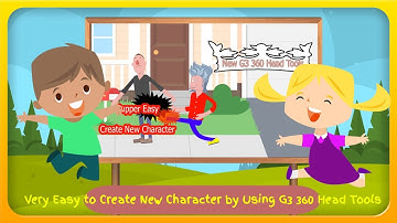 Very Easy to Create New Character by Using G3 360 Head Tools