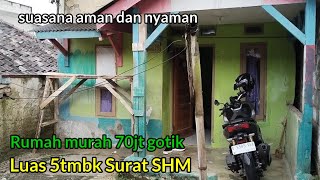 The air is cool!! Gothic house for sale, 70 million IDR, 5 meters wide, alley access, close to th...