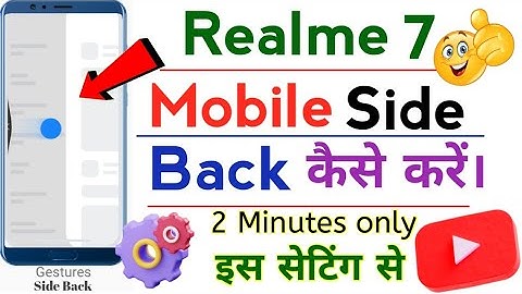 Realme 7 how to change navigation button | realme mobile me navigation bar change kaise karen