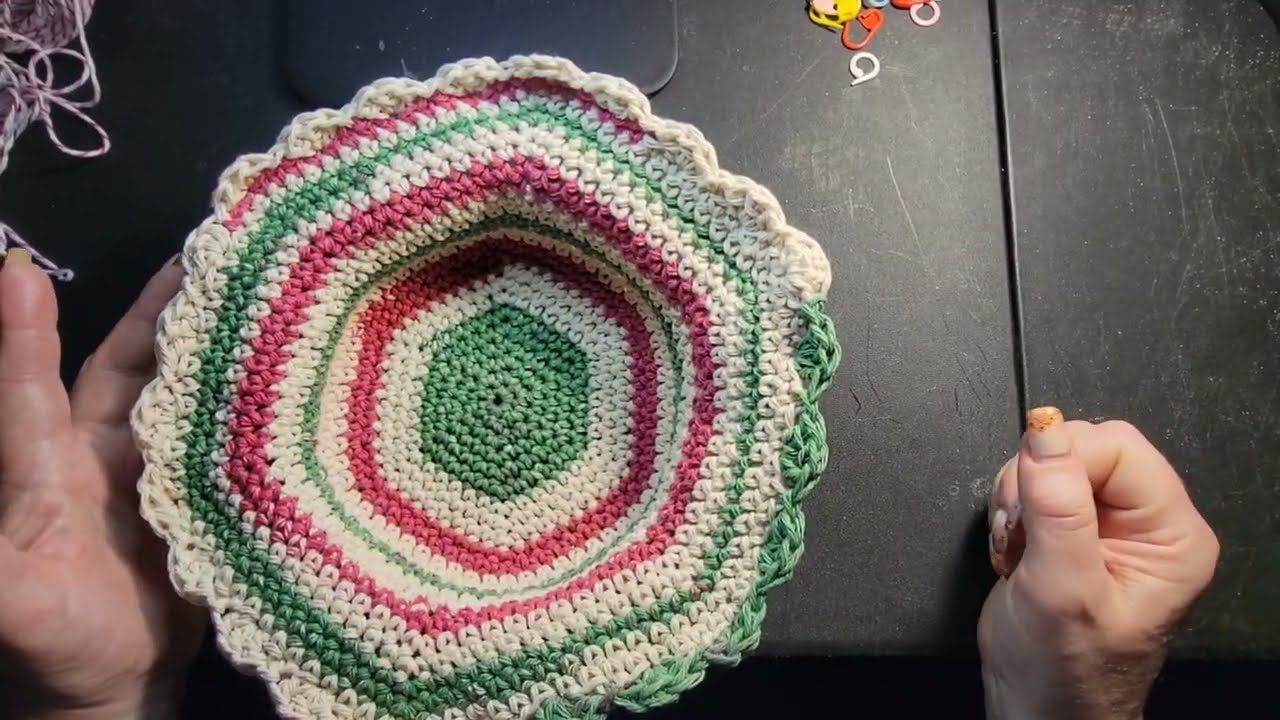 How To Crochet An Easy Bowl Cozy.   