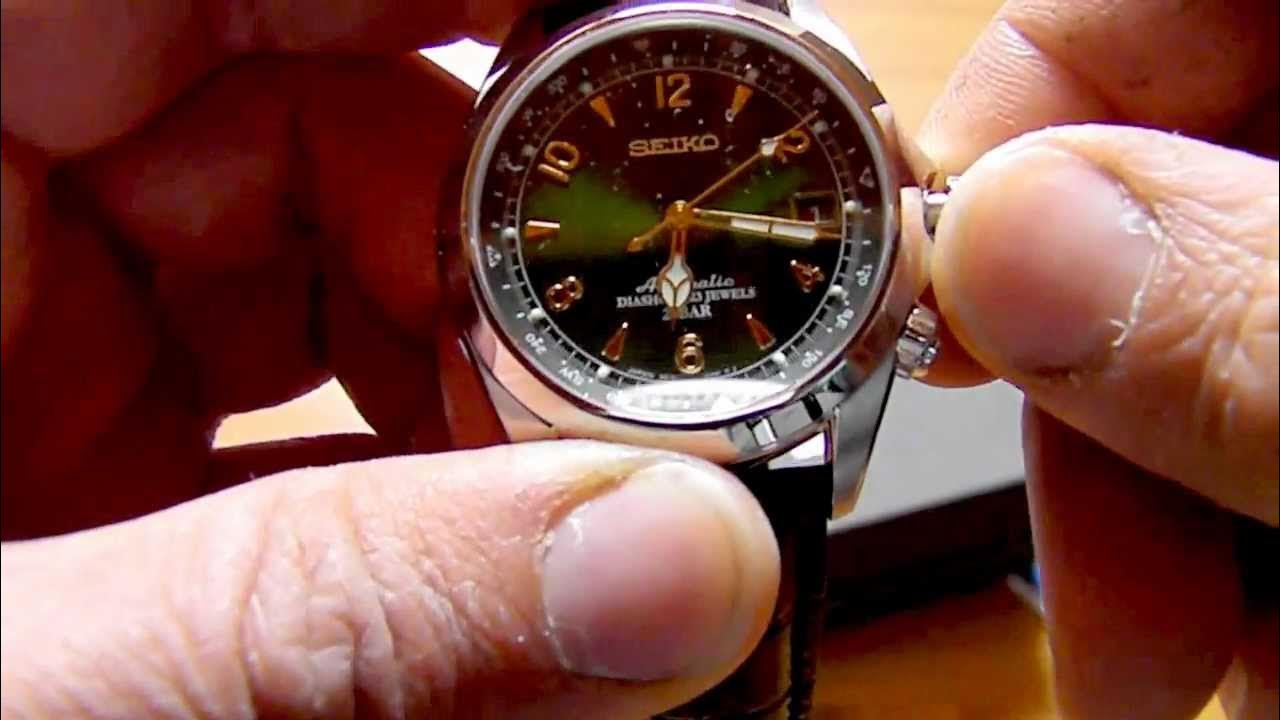 seiko alpinist 6R15 - YouTube