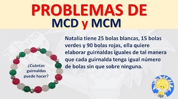 🚩MÁXIMO COMÚN DIVISOR y MINIMO COMÚN MÚLTIPLO | PROBLEMAS DE APLICACIÓN # 1 | Juliana la Profe