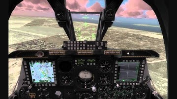 DCS A-10C Gameplay - Quick Mission CAS
