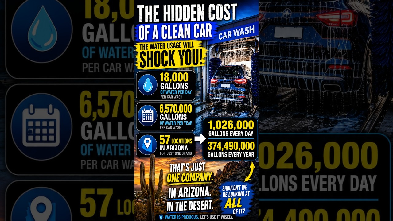 🚗💦 **HOW MUCH WATER DOES A DRIVE-THROUGH CAR WASH USE?