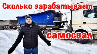 Сколько зарабатывает самосвал? Честный доход 