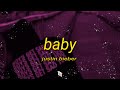 Baby - Justin Bieber (Sped Up   Reverb) Lyrics | TikTok Version "Thought you