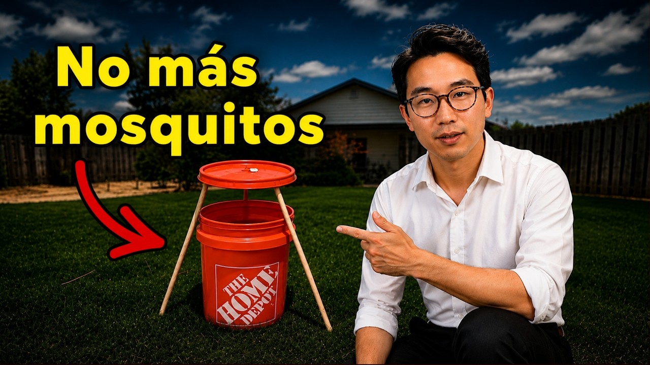 Mata a Todos los Mosquitos al Estilo Amish. ¡Seguro para las Abejas y las Mascotas!