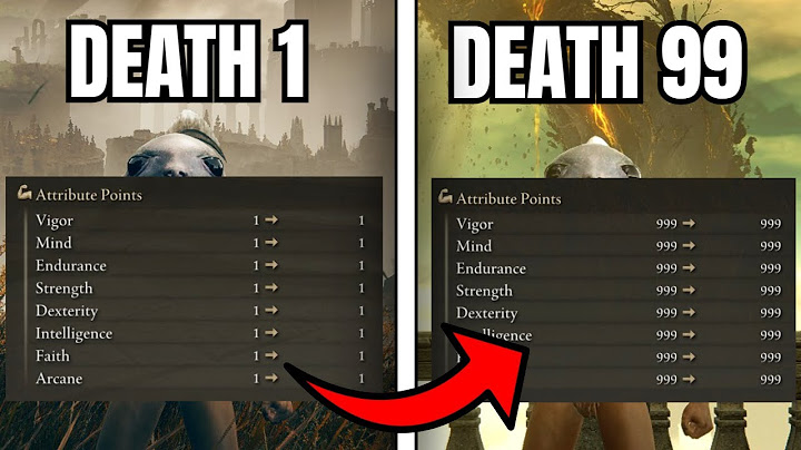 Elden Ring DLC, But every time I die my stats DOUBLE