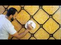 ديكور رخام  ثري دي باستخدام كيس بلاستيك