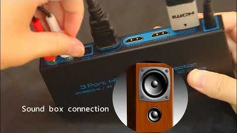 How to setup HDMI audio extractor 3x1, FiveHome [FA1301] [FA2301] video setup
