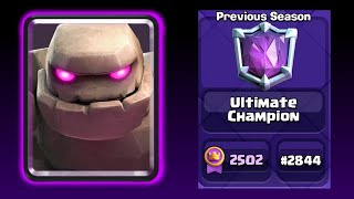 BEST GOLEM BEATDOWN DECK IN 2024 GETS ME MY FIRST RANKED FINISH!!!