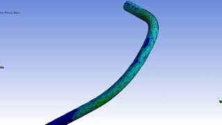 Static Structural Analysis of Wire Bending operation Using ANSYS Work Bench.