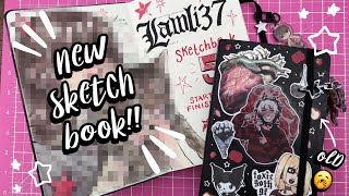 Starting my NEW SKETCHBOOK!! (Sketchbook #5) 🌟