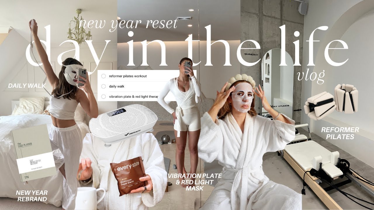 NEW YEAR RESET VLOG | hello January, new routine + 2026 intentions, workouts, walk & wellness habits